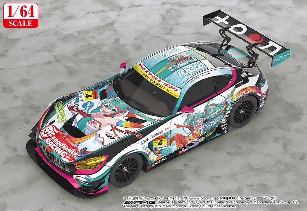 Hatsune Miku GT Project Vehicle 1/64 Good Smile Hatsune Miku AMG 2016 Super GT Ver. 7 cm